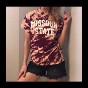 Missouri State University Tie Dye Vintage T-Shirt